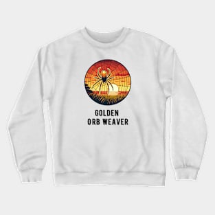 Golden Orb Weaver Spider Crewneck Sweatshirt